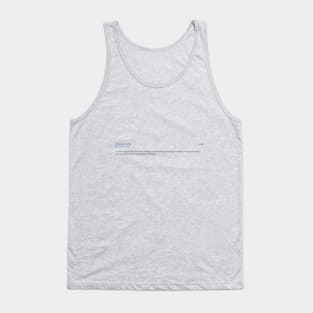 Bad Podcast Review - Jerk Against Lupus Tank Top